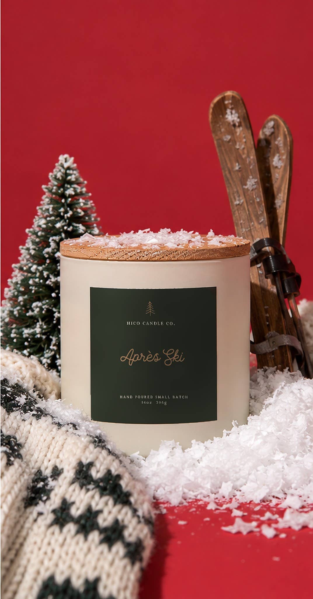 Après Ski 14oz soy candle by Hico Candle Co.